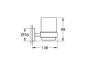 Grohe QuickFix Start kristálypohár tartókonzollal, króm 41194000
