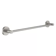   Grohe QuickFix Start fali fürdőlepedő tartó 504 mm, rozsdamentes acél hatású 41197DC0