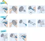 Grohe QuickFix Start fali WC papír tartó fedél nélkül, matt fekete 412002430