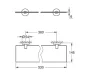 Grohe QuickFix Start fali üvegpolc 53x14,5 cm, matt fekete 412022430