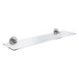 Grohe QuickFix Start fali üvegpolc 53x14,5 cm, rozsdamentes acél hatású 41202DC0