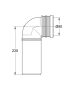 Grohe PP-kimeneti kanyar 90 mm 42327000