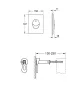 Grohe Rapid SL WC-tartály szett fehér nyomólappal és Balneo Luxa Rimless fali WC SoftClose ülőkével