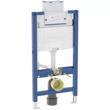 Geberit Duofix fali WC-szerelőelem 98 cm, Omega 12 cm-es falsík alatti öblítőtartállyal 111.030.00.2