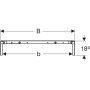 Geberit Duofix keresztelem szerelőelemek rögzítéséhez, 60 cm állványtávolsághoz 111.041.00.1