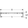 Geberit Duofix keresztelem szerelőelemek rögzítéséhez, 75 cm állványtávolsághoz 111.042.00.1