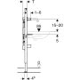 Geberit Duofix szerelőelem 112–130 cm, Geberit ONE fali mosdócsaptelephez, vezérlővel 111.069.00.1