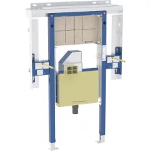   Geberit Duofix szerelőelem 80x125 cm, Geberit ONE 75 cm mosdóhoz és fali csaptelephez, forgószifonnal 111.081.00.2