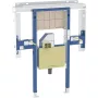 Geberit Duofix szerelőelem 9x125 cm, Geberit ONE 90 cm mosdóhoz és fali csaptelephez, forgószifonnal 111.082.00.2