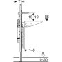 Geberit Duofix szerelőelem 112-130 cm, Geberit ONE 90 cm-es mosdóhoz, csaptelephez 111.092.00.1