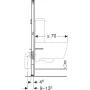 Geberit Duofix fali WC-szerelőelem 112 cm, monoblokk WC-hez 111.203.00.2