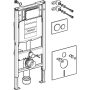 Geberit Sigma WC szerelőelem, UP320 öblítőtartállyal, Sigma20 nyomólappal 111301KJ5 (111.301.KJ.5)