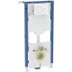 Geberit Sigma WC szerelőelem 112 cm Sigma falsík alatti öblítőtartállyal és Sigma20 nyomólappal, fehér/fényes króm 111.301.KJ.6