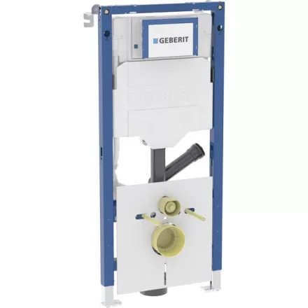 Geberit Duofix fali WC-szerelőelem 112 cm, Sigma 12 cm-es öblítőtartállyal, csatlakozócsonkkal szagelszíváshoz 111.367.00.6