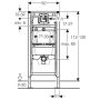 Geberit Duofix vizelde szerelőelem Hytronic univerzális 111616001 (111.616.00.1)