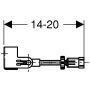 Geberit Duofix falsík előtti szerelőkészlet (sarokba szerelés esetén) 111835001 (111.835.00.1)