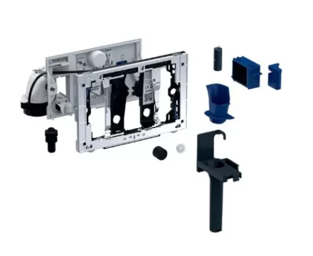 Geberit modul automatikus bekapcsolással bedobónyílás DuoFresh vízkezelő tablettához, Sigma 12 cm falsík alatti öblítőtartályhoz, fényes króm 115.050.21.2