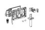 Geberit DuoFresh modul automatikus bekapcsolással, vízkezelő tabletta bedobónyílással, Sigma 8 cm falsík alatti öblítőtartályhoz, fényes króm 115.052.21.2