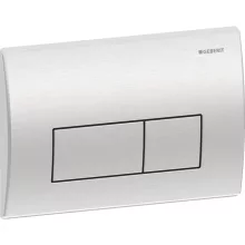 Geberit Kappa50 szögletes működtetőlap szálcsiszolt rozsdamentes acél 115.258.00.1