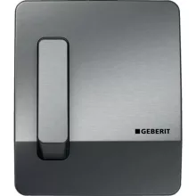   Geberit vizeldevezérlés pneumatikus működtetéssel, highline működtetőlap, szálcsiszolt 115.558.00.1