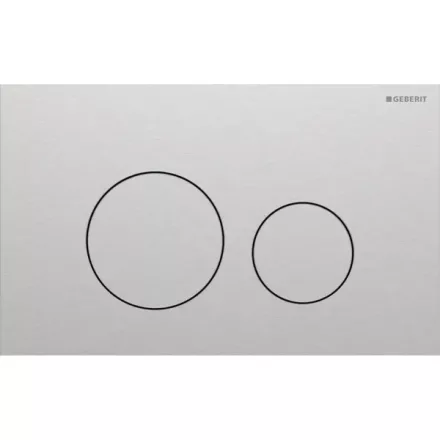 Geberit Sigma40 nyomólap szálcsiszolt kivitelben easy-to-clean bevonattal modern WC működtetéshez