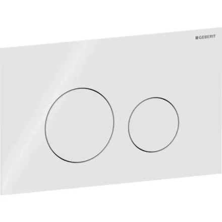 Geberit Sigma40 működtetőlap kétmennyiséges öblítéshez homokszürke kivitelben modern WC rendszerhez