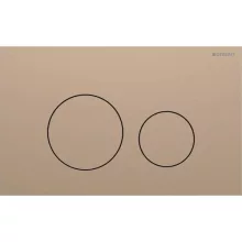 Geberit Sigma40 működtetőlap vörös arany szálcsiszolt kivitelben easy-to-clean bevonattal