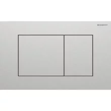 Geberit Sigma40 működtetőlap kétmennyiséges öblítéshez szálcsiszolt kivitelben easy-to-clean bevonattal