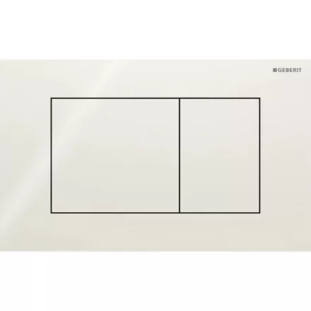 Geberit Sigma40 működtetőlap kétmennyiséges öblítéshez homokszürke kivitelben modern WC rendszerhez