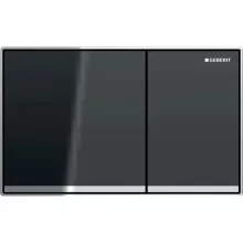 Geberit Sigma60 működtetőlap láva és tükrös kivitelben falsíkba ágyazott kialakítással