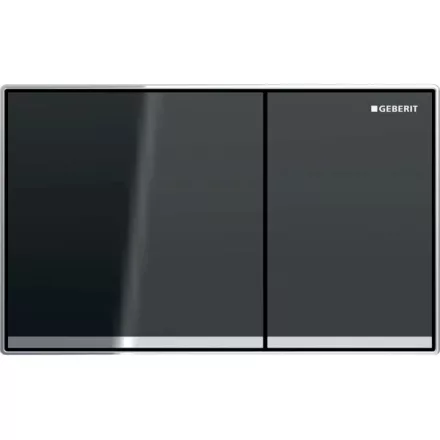 Geberit Sigma60 működtetőlap láva és tükrös kivitelben falsíkba ágyazott kialakítással