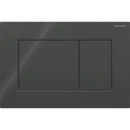 Geberit Sigma01 szögletes működtetőlap 2 mennyiséges öblítéshez, fekete 115.660.DW.1