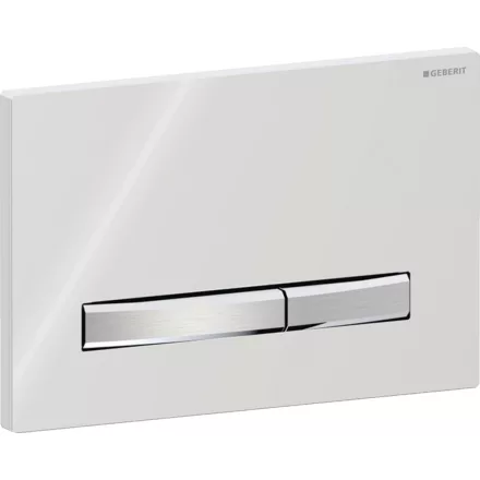 Geberit Sigma50 működtetőlap króm kivitelben 2 mennyiséges öblítéshez