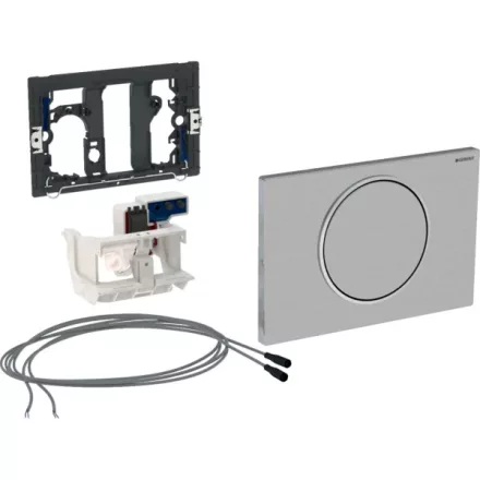Geberit Sigma10 elektronikus működtetőlap WC öblítéshez szálcsiszolt kivitelben