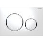 Geberit Sigma20 nyomólap króm/ fehér 115882KJ1 (115.882.KJ.1)