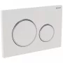 Geberit Sigma20 nyomólap króm és fehér kivitelben modern WC-rendszerhez