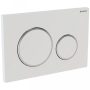 Geberit Sigma20 nyomólap króm/ fehér 115882KJ1 (115.882.KJ.1)