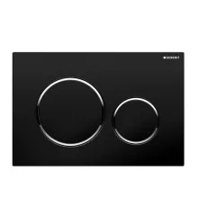 Geberit Sigma20 nyomólap fekete kivitelben modern WC-rendszerhez