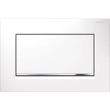 Geberit Sigma30 nyomólap fehér és króm kivitelben modern WC működtetéshez