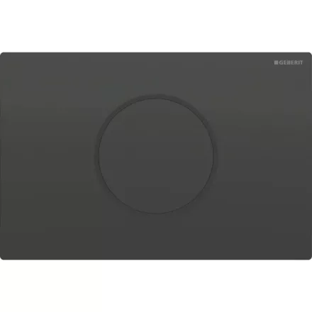 Geberit Sigma10 érintésmentes nyomólap Sigma tartályhoz kétöblítéses fekete és matt fekete kivitelben
