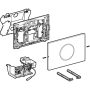 Geberit Sigma10 érintésmentes nyomólap Sigma tartályhoz, 2 öblítésű, fekete/matt fekete 115.906.DW.6