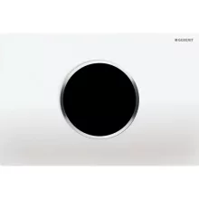 Geberit Sigma10 érintésmentes működtetőlap hálózati elektronikus működtetéssel fehér és fényes króm kivitelben