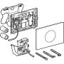 Geberit Sigma10 érintésmentes működtetőlap, elektronikus működtetéssel, elemes, 2 mennyiséges öblítés, fényes/matt króm 115.908.KH.6