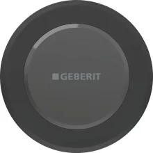 Geberit 10 infravörös nyomógomb két mennyiséges öblítéshez matt fekete kivitelben