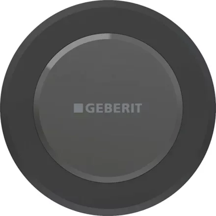 Geberit 10 infravörös nyomógomb két mennyiséges öblítéshez Omega tartályhoz matt fekete kivitelben