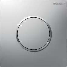   Geberit pneumatikus vizeldevezérlés működtetés, EasyClean bevonat, matt/fényes króm 116.015.JQ.1
