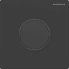   Geberit vizeldevezérlés elektronikus működtetéssel, hálózati, 10 típusú, fekete easy-to-clean 116.025.16.1