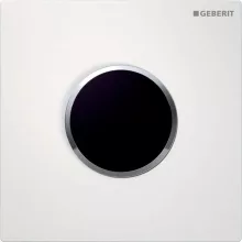   Geberit vizeldevezérlés elektronikus működtetéssel, hálózati üzem, 10 típusú takarólap, fehér/fényes króm 116.025.KJ.1