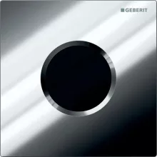   Geberit vizeldevezérlés elektronikus működtetéssel, elemes működtetés, 01 típusú takarólap, fényes króm 116.031.21.5