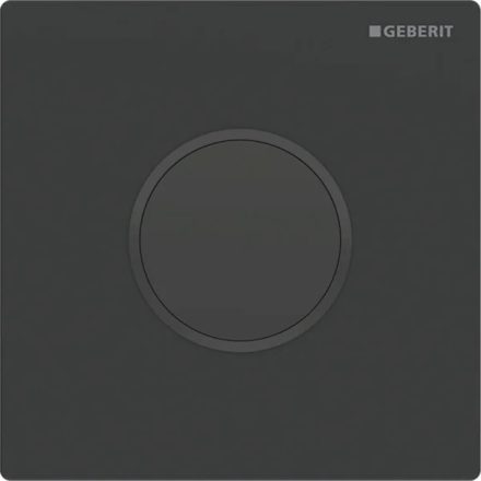 Geberit vizeldevezérlés elektronikus működtetéssel, elemes, 10 típusú, fekete easy-to-clean 116.035.16.1